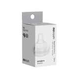 Thế hệ 3 - Núm bình sữa silicon Moyuum - Size 1/2/3/4 - Hộp 2 núm