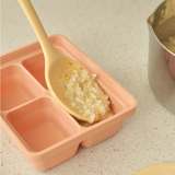Thìa nấu silicone Moyuum - Đỏ/Vàng/Xám
