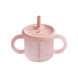 Cốc tập hút 100% silicone Moyuum - 6m+ - Hồng/Vàng/Trắng