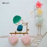 Ty ngậm siêu nhẹ Moyuum - level 1 - 1-3m - Vàng/Tím