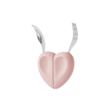 Bộ thìa dĩa Moyuum - Tay cầm silicon hình trái tim - Màu Vàng/Hồng/Cam