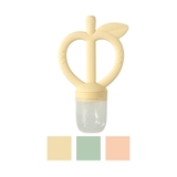 Túi lưới trái cây gặm nướu 2 in 1 Moyuum - 5m+ - Màu Vàng/Hồng/Xanh