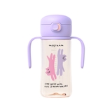[1/7-31/7 GIẢM 10%] Bình tập hút - mẫu Mèo - màu Tím/Xám - 170ml/270ml