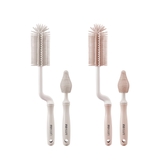 Set cọ bình & núm silicon Moyuum - Màu Trắng/Hồng