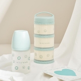 Hộp chia sữa bột Moyuum - 5 ngăn - Phiên bản Happy More