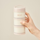 Hộp chia sữa bột Moyuum - 5 ngăn - Phiên bản Happy More