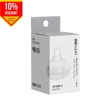 Thế hệ 3 - Núm bình sữa silicon Moyuum - Size 1/2/3/4 - Hộp 2 núm