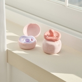 Ty ngậm 100% silicone Moyuum - 6m+ - Màu hồng dâu