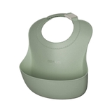 Yếm ăn dặm silicone Moyuum - BST sắc màu - Be/Xanh lá/Đỏ cam/Vàng