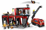 Lego Fire Station with Fire Truck 60414