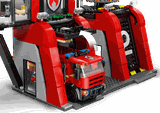 Lego Fire Station with Fire Truck 60414
