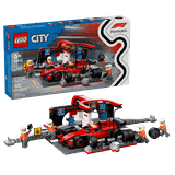 Lego F1® Pit Stop & Pit Crew with Ferrari Car 60443
