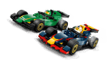 Lego F1® Truck with RB20 & AMR24 F1® Cars 60445