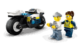 Lego Police Motorcycle Chase 60455