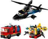 Lego Helicopter, Fire Truck & Submarine Remix 60462
