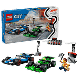 Lego F1® Grid with VCARB & Sauber Race Cars 60474