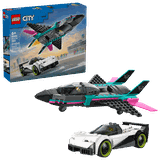 Lego City Jet vs. Car 60489