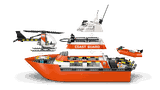 Lego City Coast Guard Rescue Boat & Helicopter 60504