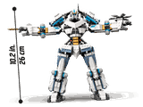 Lego Ninjago Zane's Titan Mech Battle 71738