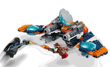 Lego Marvel Rocket's Warbird vs. Ronan 76278