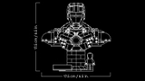 LEGO Iron Man MK4 Bust 76327