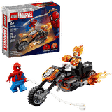 Lego Marvel Spider-Man vs. Ghost Rider Motorcycle 76335