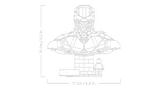 LEGO Marvel Venom Bust 76356