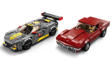 LEGO Speed Chevrolet Corvette C8.R Race Car and 1969 Chevrolet Corvette 76903