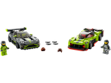 LEGO Speed Aston Martin Valkyrie AMR Pro and Aston Martin Vantage GT3 76910