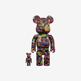 Bearbrick Hide Psychedelic Paisley 100% & 400% Set