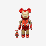 Bearbrick Marvel Iron Man Mark 85 Chrome Ver. 100％ & 400％