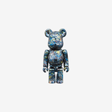 Bearbrick World Wide Tour 3 Jackson Pollock Studio Chrome Ver. 100％ & 400％ Set