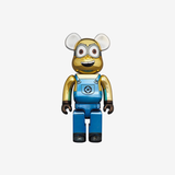Bearbrick Despicable Me Dave Gold Chrome Ver. 100％ & 400％ Set