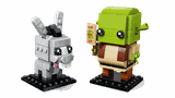 LEGO BrickHeadz Shrek, Donkey & Gingy Figures 40923
