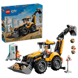 Lego City Yellow Backhoe Loader 60480