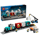 Lego City Harbor Freight Train with Crane & Truck 60509