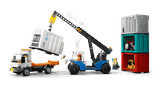 Lego City Harbor Freight Train with Crane & Truck 60509