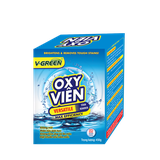 Bột Oxy Viên V-Green tẩy sạch vết ố trên quần áo vải, sạch xoong nồi, đồ dùng gia đìng 450g