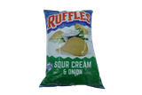 Bánh Snack Ruffles Potato Chips, Sour Cream & Onion 6.5Oz