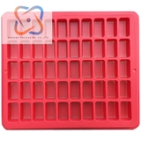 Khay 50 Khoang Màu  Đỏ 1mm X 0.525mm X 0.5mm