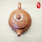 Ấm tử sa Phù Điêu Phan Hồ - Nghệ nhân Nghi Hưng - Toàn thủ công - Ấm 220ml