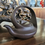 Ấm Tử Sa Khúc Hồ - Lão Tử Nê - Bán Thủ Công - Ấm 430ml