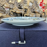 Dĩa Vẽ Tay Sứ Cảnh Đức Hình Cá đường kính 18 cm - D11