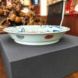SCD001 Dĩa Quốc Phong Vẽ Tay Hình Cá - D24