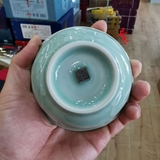 Chén Khải Lá Sen Long Tuyền Màu Nhạt (LT28CK-150ml)