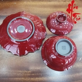 Chén khải Lang Hồng Long Tuyền (tam tài) - LT34CK - 110ml