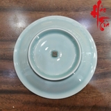 Dĩa Gốm Sứ Long Tuyền Hình Phượng Nhạt LT54  (Đường kính 14cm, cao 3cm)