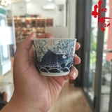 Chén Sứ Cảnh Đức Vẽ Tay Hình Thần Tài - LY165 - 150ml