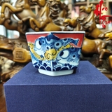 SCD001 Chén Quốc Phong Vẽ Tay Hình Cá 100ml - LY186