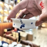 Tách Sứ Cảnh Đức Vẽ Tay Hoa Lan